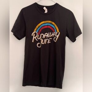 Runaway June rainbow concert t-shirt 🌈